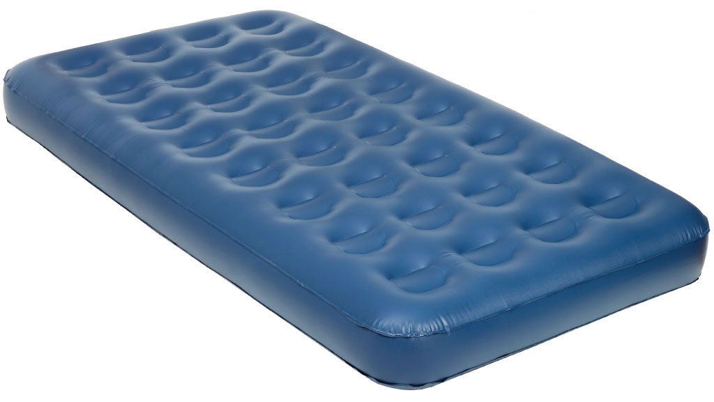 Pure Comfort Supply Pvc Air Mattress Twin Sized Bed Blue One