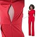 LKOUS Women's Off Shoulder High Waist Belted Jumpsuit Romper for Club Cocktail