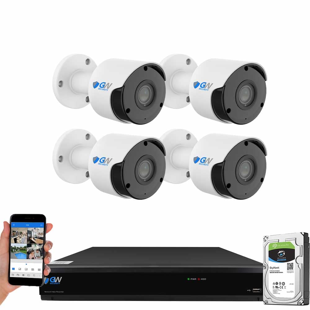 Mua GW Security Cameras System 8CH (3840x2160) HDTVI 4K CCTV DVR with 4 Weatherproof 3840TVL