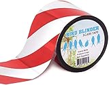 Bird Blinder - The Original Bird Repellent Scare Tape (Red / Silver)