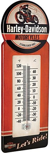 Harley-Davidson Motorcycles Retro Wall Thermometer