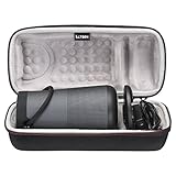 LTGEM Travel Protective Case for Bose SoundLink Revolve+ Portable & Long-Lasting Bluetooth 360 Speaker (Fits Charging Cradle, AC Adaptor and USB Cable)