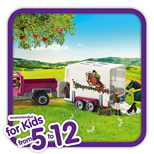 Schleich 42346 Horse Club Pk Up with Horse Box – Bild 5