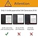OMOTON Kindle Paperwhite Case (10th Generation-2018), Smart Shell Cover with Auto Sleep Wake Feature for Kindle Paperwhite 10th Gen 2018 Released,Black