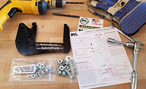 Mount-n-Lock SafetyStruts Prevent RV Bumper Failure TM (SSN-Standard, Black)
