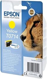 Epson T0714 Cheetah Yellow DURABrite Ultra Ink Cartridge Genuine view 4