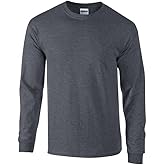 Gildan Men's Ultra Cotton Long Sleeve T-Shirt, (G2400).