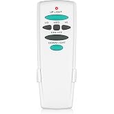 UC7078T Remote for Ceiling Fan with Up Down Light, Dimmable | Replacement for Hampton Bay Harbor Breeze Hunter, Compatible with UC7078T UC7067RC CHQ7078T L3H2010FANHD Fan-HD6 FAN-28R