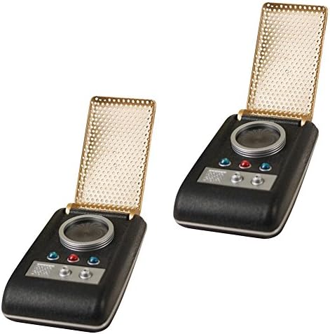 (Set Of 2) Star Trek Communicators Light And Sound Mini Palm Sized Devices