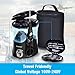 Upgrade Anti Leakage Water Flosser, Nicefeel 600ml Capacity Professional Quiet Design 10 Adjustable Presure Setting Water Dental Flosser for Home & Travel, Oral Irrigator with 7 Multifunctinal Tips