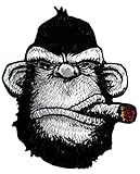 Hook patch Ape Victory Cigar Tactical Morale Pew Pew Operator Beard Club