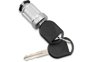 Hulyxayfave Ignition Switch Lock Cylinder with 2pcs Transponder Chip Keys Fit for Ford F150 F250 F350 Escape Focus Lincoln Mustang Mercury Mazda, Replacement 924-717 4L3Z11582BB