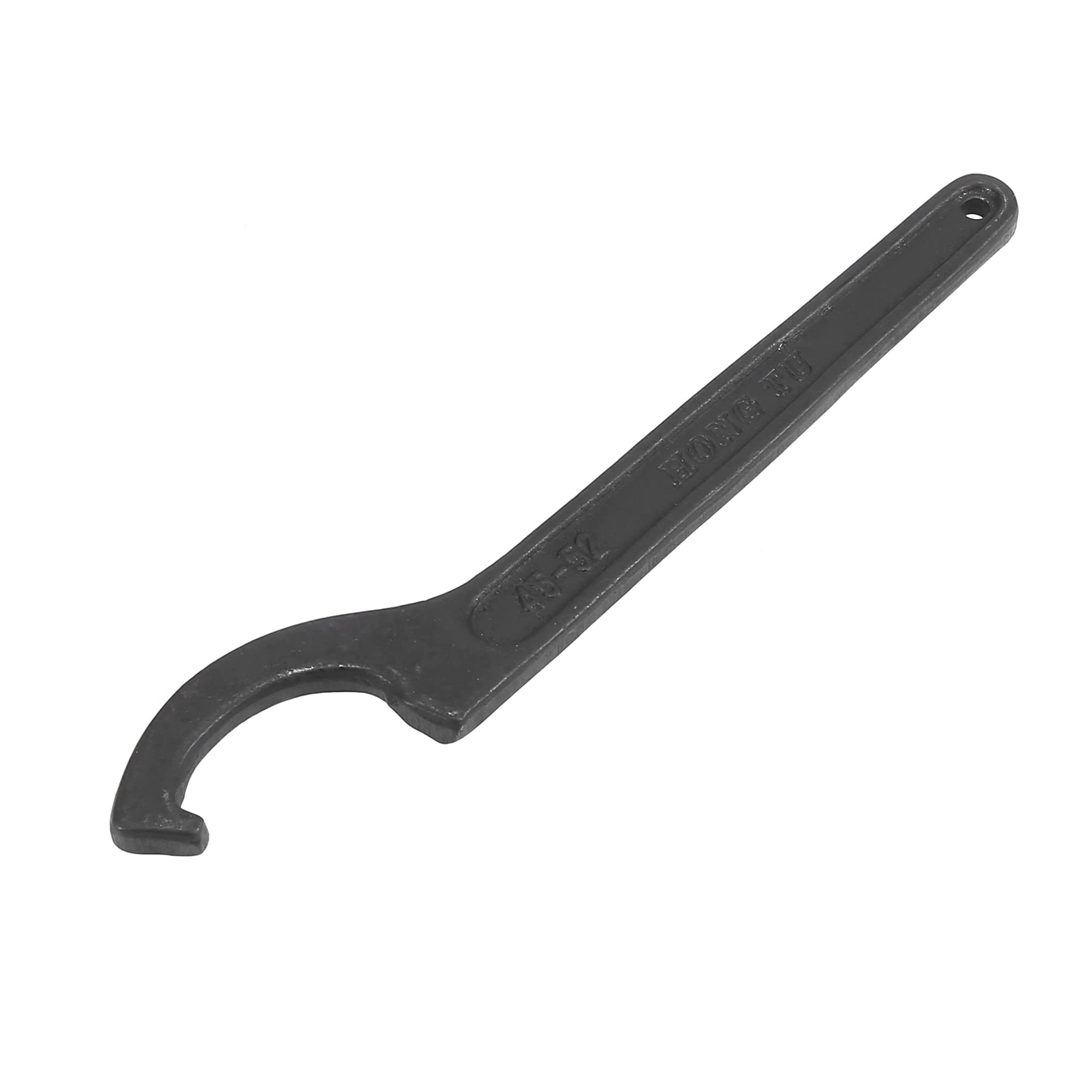 Motoforti 45-52mm Universal Black Motorcycle Rear Shock Absorber Spanner Hook Adjustment Round Nut Wrench Repair Tool