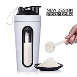 Moonice New Shaker Bottle, Stainless Steel, with