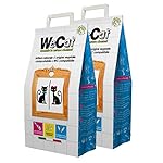 WeCat 70 Giorni (Set 2 Sacchi da 3,5 kg) Sabbia Lettiera Gatti Agglomerante Vegetale