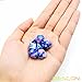 Bescon Mini Gemini Two Tone Polyhedral RPG Dice Set 10MM, Mini RPG Dice Set D4-D20 in Tube Packaging, Assorted Colored of 42pcs (7X6