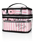 Victoria's Secret Train Case Cosmetic Makeup Bags 4 piece Travel Case