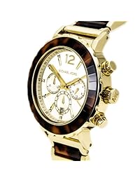 Michael Kors MK5790 Cronógrafo de la mujer Tortuga Oro Tono Reloj