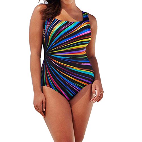 Hot Sale!Women Plus Size Swimwear,Canserin Women's Colorful Backless One Piece Swimsuit Swimming Costume Padded Monokini Swimwear Hot Sale!Women Plus Size Swimwear,Canserin Women's Colorful Backless One Piece Swimsuit Swimming Costume Padded Monokini Swimwear