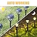 GIGALUMI Solar Pathway Lights, Wireless LED Solar Garden Lights, IP44 Waterproof Solar Path Lights for Outdoor Patio, Yard, Walkway, Lawn. (6 Pack)