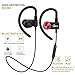 Bluetooth Headphones Wireless for Running sport Earbuds with Mic iphone samsung Earphones Noise Cancelling Headset True HD Sound Stereo Earpiece CSR 8645 IPX5 Waterproof Sweetproof HELME (black)