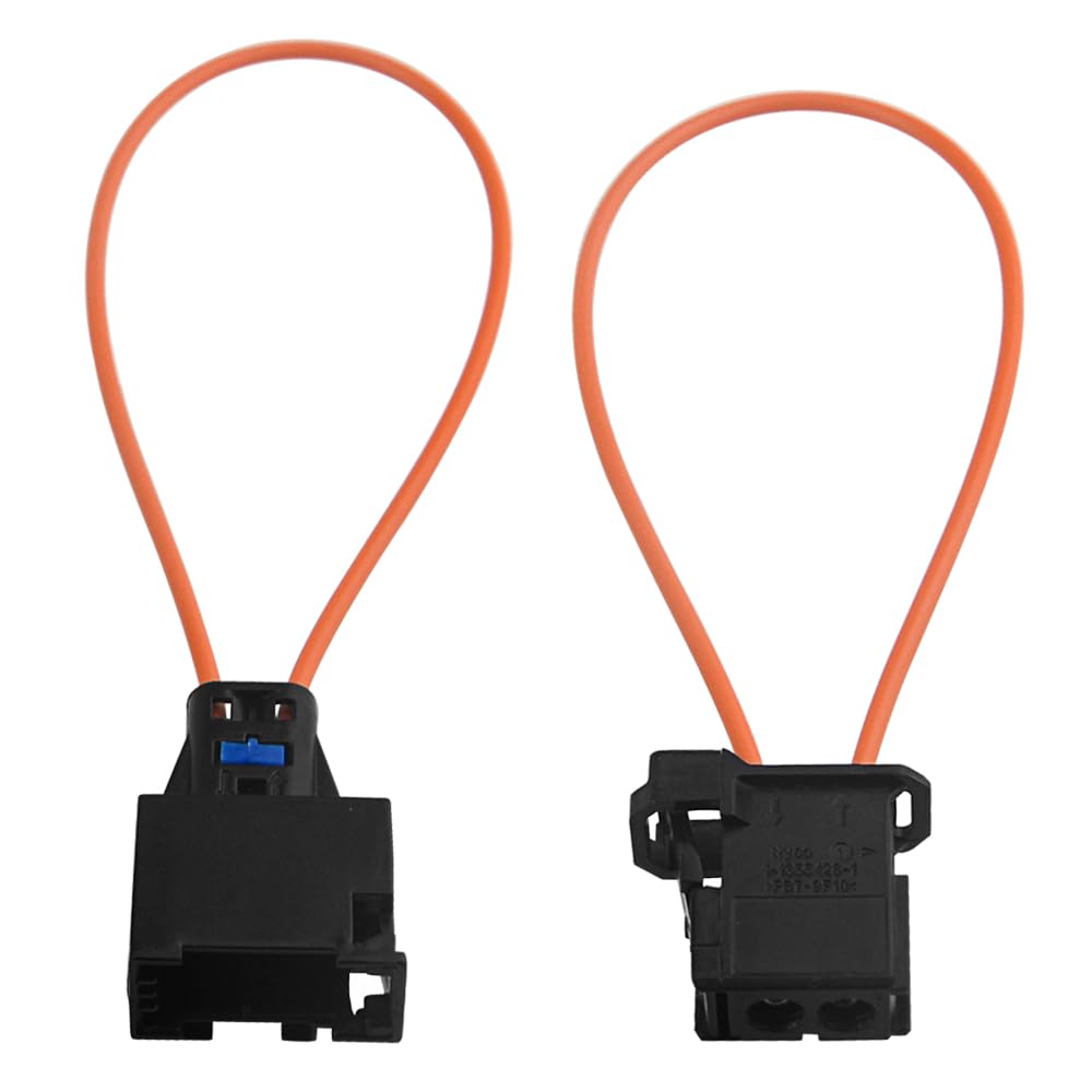 WMYCONGCONG 2 PCS MOST Fiber Optical Optic Loop Bypass Male Female Adapter for Car Radio and Audio Most Optical System