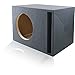 MDF Sub Woofer Enclosure Box [Black] for Single JL Audio W7 Car Subwoofer | ¾ Premium MDF Construction | Made in U.S.A. (13.5