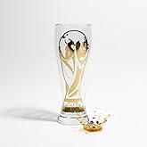Official FIFA World Cup 2026 Edition -11oz Trophy Beer Glass - A Historic, Once-in-a-Lifetime Collector’s Item - Durable & Elegant, its Perfect for Everyday Enjoyment of Your Favorite Beers 