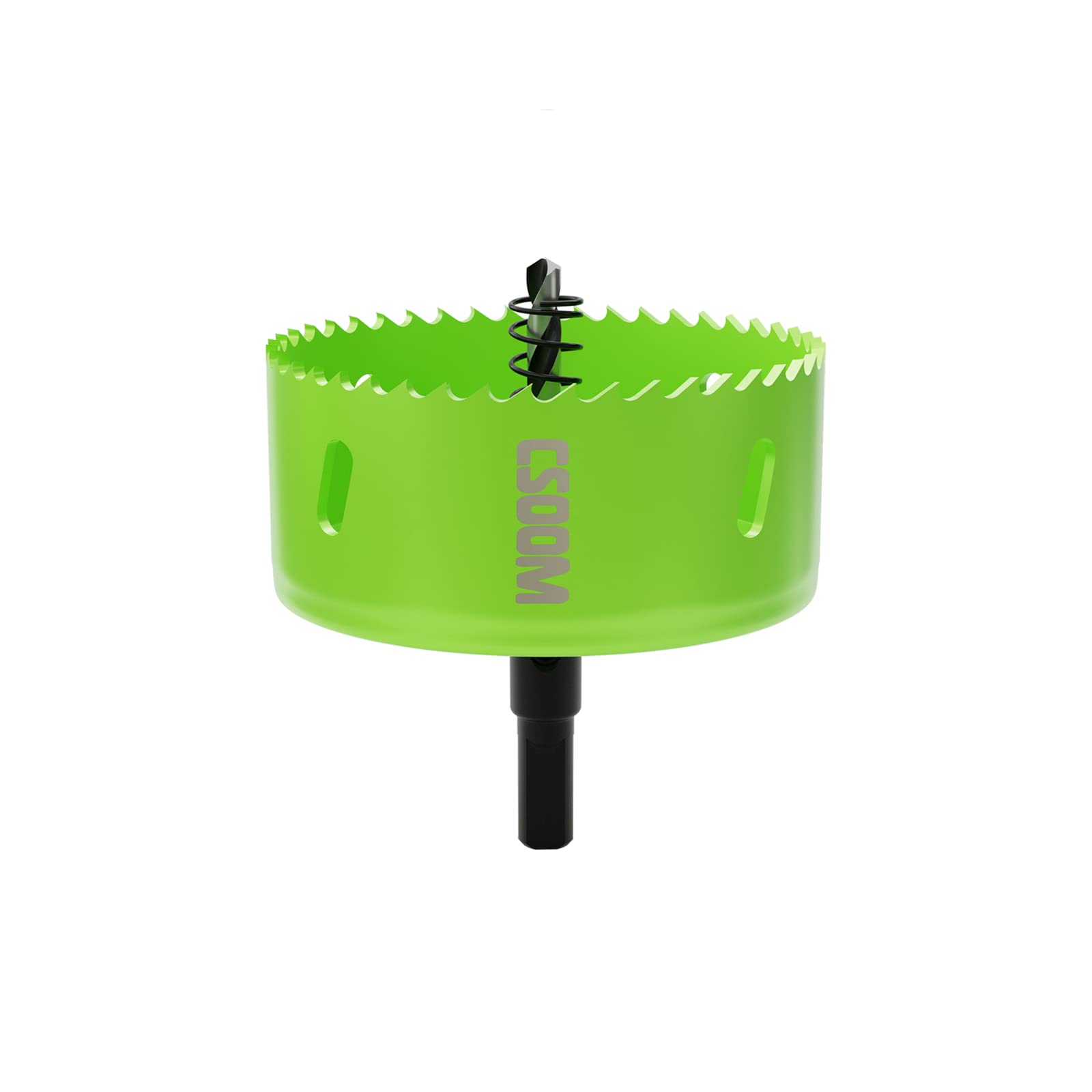 CSOOM Bi-Metal Hole Saw Drill Bit for Working in Plasterboard, Plastic, Wood, Metals, Thin Sheet Steel, High Performance Drilling Tool, Size 100 mm