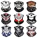 Sports Multifunctional Headwear 1 PACK Skull Face Mask Neck Gaiter Skull Scarf Wrap Sweatband Skeleton Headband - Skull Seamless Tube Bandana