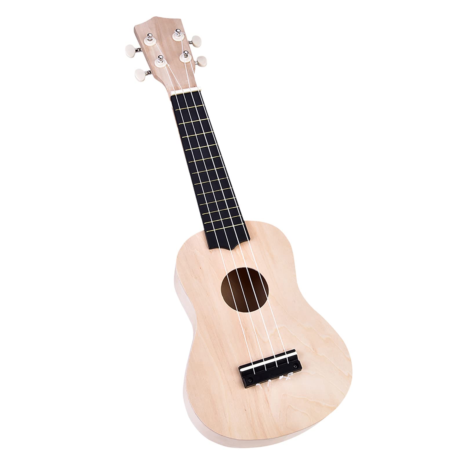 Taidda Ukelele DIY Kit, 21inch Make Your Own Ukulele Basswood 4 String Set Concert Ukulele for Beginners Kids Adults and Amateur with Installation Tools Instrument Accessory