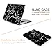 iDOO Hard Plastic Case ONLY for (Previous Generation) MacBook PRO 15 inch (Model A1398) with Retina Display NO CD Drive - Black Marble