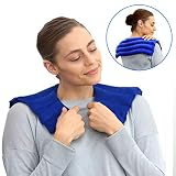 Sensacare Hot & Cold Natural Therapy Neck/Shoulder Wrap, New Blue, 3 Pound