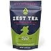 Zest Tea Pomegranate Mojito Energy Tea (2-pack) - Natural and Healthy Coffee Substitute - 140 mg Caffeine Per Cup (40 Sachets)