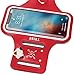 TRIBE Water Resistant Cell Phone Armband Case Running Holder for iPhone Pro Max Plus Mini SE (13/12/11/X/XS/XR/8/7/6/5) Galaxy S Ultra Plus Edge Note (21/20/10/9/8/7/6/5) Adjustable Strap & Key Pocket