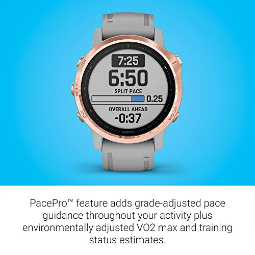 Garmin fenix 6S Sapphire, Premium Multisport GPS Watch, SmallerSized