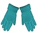 Turquoise 3 Piece Fleece Hat Scarf & Glove Matching Set
