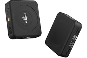 SHIMBOL ΤΡ ΝΑΝΟ Wireless Video Transmission System,HDMI Input Transmitter and Receiver for Phones and Cameras with 2000mAh Built-in Battery/492ft Transmission Range/60ms Latency (Black)