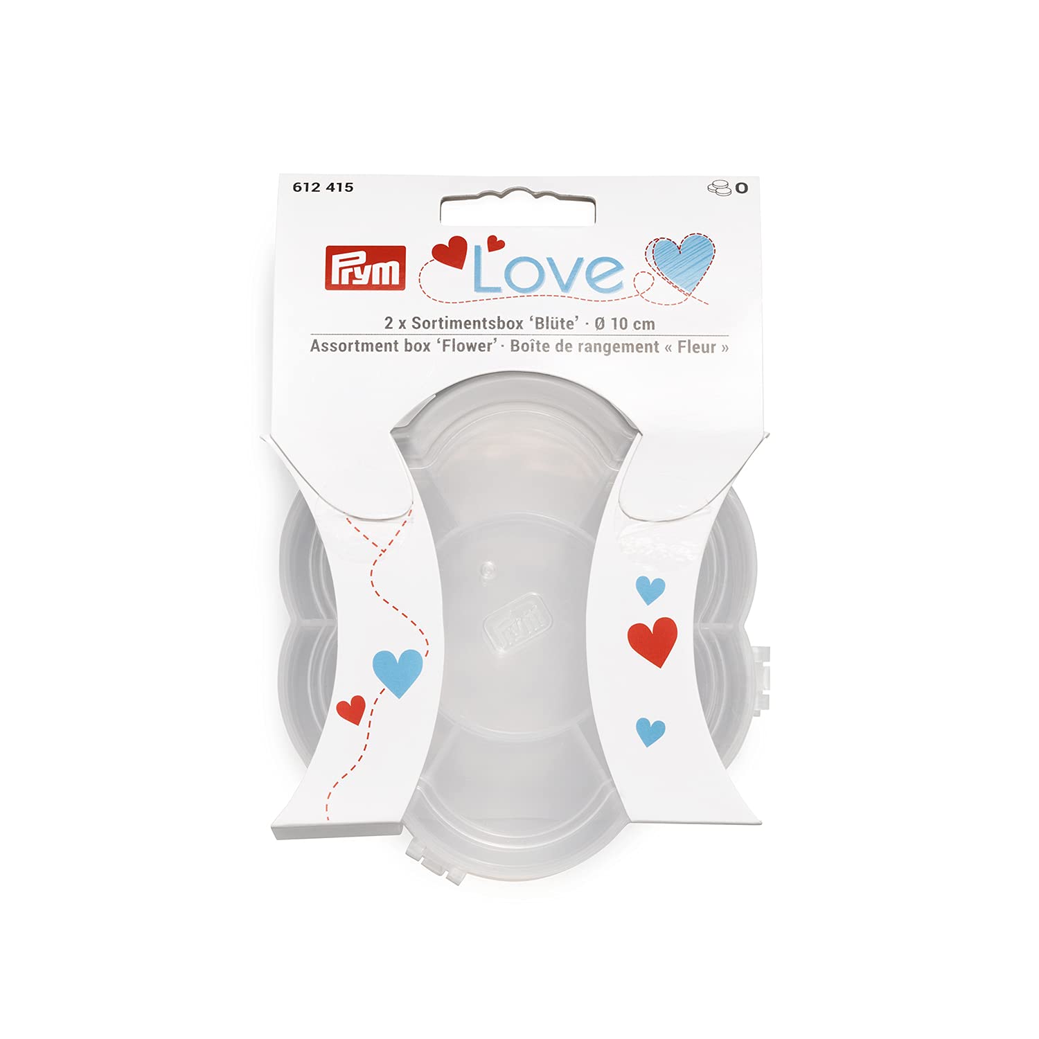 Prym - Prym Love Assortment Flower Empty 10cm Box - 2 Pieces