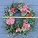 The Wreath Depot Genesee Silk Spring Door Wreath 24 Inch, Handcrafted Full Spring Wreath Designed in USA, Measures True to Size, White Storage Gift Box Included