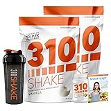 310 Shake Double Pack Includes 2 Bags of 28 Serving Vanilla Meal Replacement Shake | 310 Thin | 310 Shaker Cup and Digital Recipe eBook