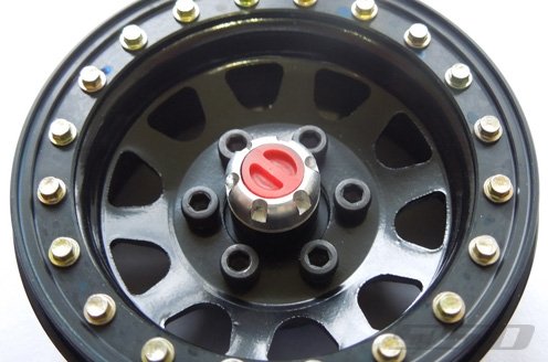 SSD RC Scale Locking Hubs (Red)