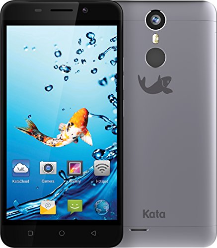 Kata i5 - 5-inch Super HD IPS Octa Core International Unlocked Smartphone Android 6.0 - Super Slim Super HD 1.3 GHz Dual Sim Card 4G 13MP Camera (Gray)