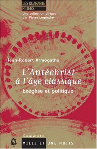 L' Antéchrist à l'âge classique