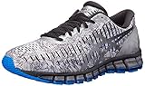 ASICS Men's Gel Quantum 360 Running Shoe, Lightning/Black/Electric Blue, 10 M US