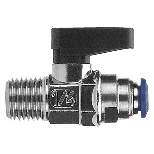 Brass Mini Ball Valve Inline 1/4"