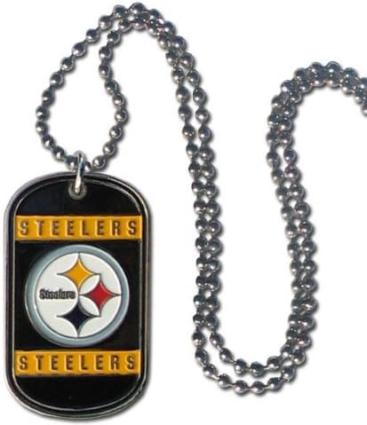 steelers dog tag necklace
