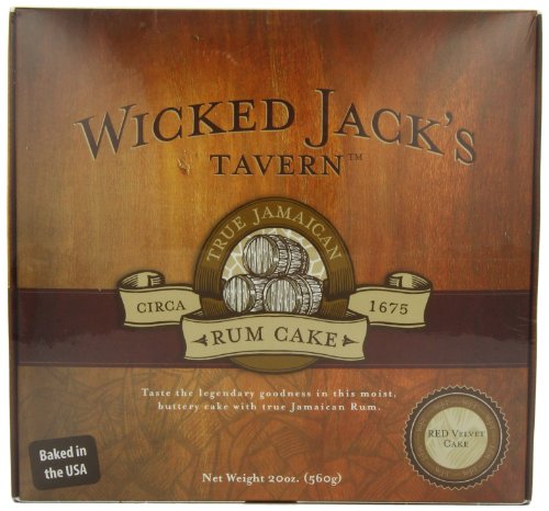 Wicked jack s tavern red velvet rum cake, 20-ounce