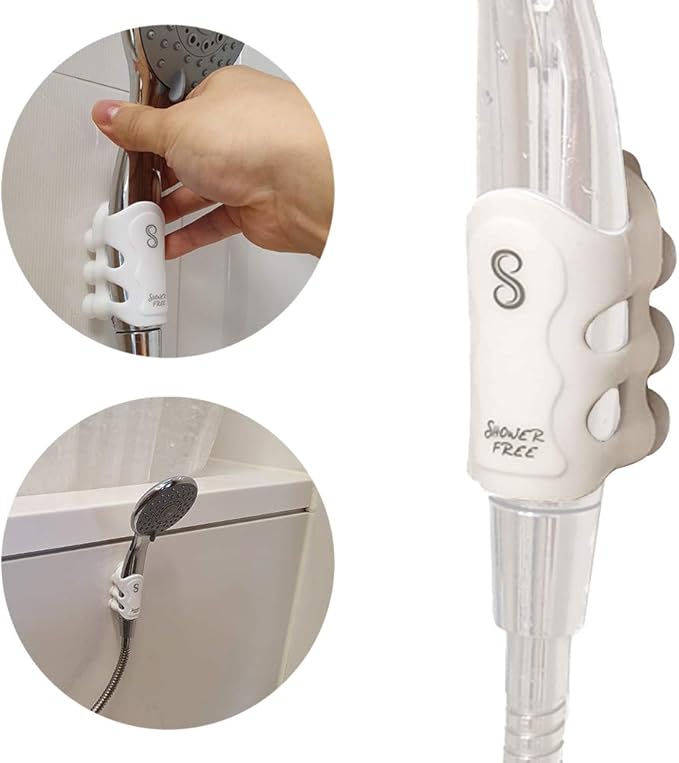 High Grade Shower Head Holder for Hand Held Showerheads. Sturdy Suction