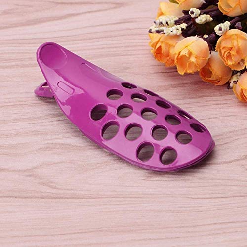 Potelin Premium Quality Hair Fringe Clip Bang Front Curler Roller Holder Hairpin Home DIY Styling Tool - Rose Red